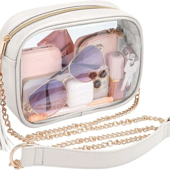 Clear Purses for Women Stadium Clear Bag Crossbody - Picture 1 of 9